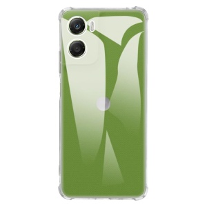 Husa Motorola Moto G06 din Silicon Slim, set cu sticker, Shockproof Clear Silicone, Transparenta - Img 2