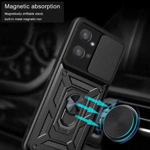 Husa Motorola Moto G32 cu inel magnetic, Techsuit CamShield - Negru - Img 2