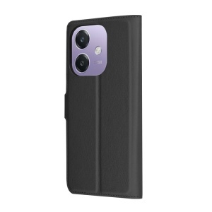 Husa Oppo A40 4G / A60 5G tip Carte, cu Portofel Interior, Finisaje Premium, SKYDDAR Leather Wallet - Negru - Img 4