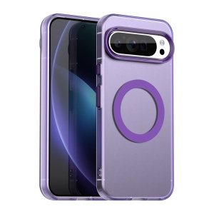 Husa pentru Google Pixel 10 / Pixel 10 Pro, MagSafe, Antisoc, set cu sticker, CandyCase, Mov