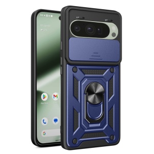 Husa pentru Google Pixel 10 / Pixel 10 Pro, SKYDDAR INNOVATION, CamShield, Albastru, set cu sticker - Img 1
