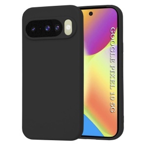 Husa pentru Google Pixel 10 / Pixel 10 Pro, SKYDDAR INNOVATION, din Silicon Catifelat, SoftElegance , Negru, set cu sticker