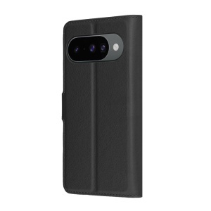 Husa pentru Google Pixel 10 / Pixel 10 Pro, SKYDDAR INNOVATION, Leather Wallet, tip Carte, cu Portofel Interior, Finisaje Premium, Negru, set cu sticker  - Img 5