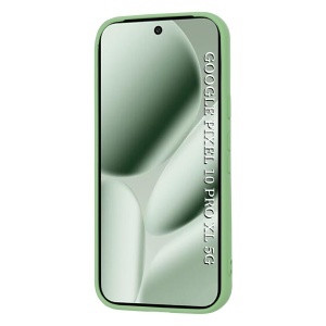 Husa pentru Google Pixel 10 Pro XL, SKYDDAR INNOVATION, din Silicon Catifelat, SoftElegance , Verde deschis, set cu sticker  - Img 2