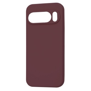 Husa pentru Google Pixel 10 Pro XL, SKYDDAR INNOVATION, din Silicon Catifelat, SoftElegance , Bordo, set cu sticker  - Img 4