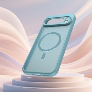 Husa pentru Google Pixel 10 Pro XL, SKYDDAR INNOVATION, HaloFrost MagSafe II, Antisoc, set cu sticker, Verde menta - Img 5