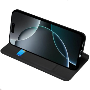 Husa pentru Google Pixel 10 Pro XL, SKYDDAR INNOVATION, Prestige, tip Carte cu Portofel Interior, Negru, set cu sticker  - Img 4