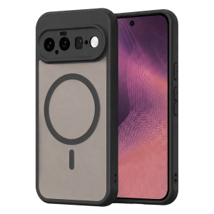 Husa pentru Google Pixel 11 Finisaje Premium, Antisoc, Magsafe, set cu sticker, HaloFrost MagSafe II, Negru