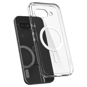 Husa pentru Google Pixel 9a, SKYDDAR INNOVATION, Shockproof MagSafe, Transparenta, set cu sticker - Img 4