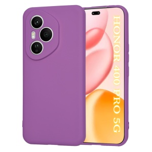 Husa pentru Honor 400 Pro, SKYDDAR INNOVATION, din Silicon Catifelat, SoftElegance, set cu sticker, Mov