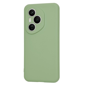Husa pentru Honor 400 Pro, SKYDDAR INNOVATION, din Silicon Catifelat, SoftElegance, set cu sticker, Verde deschis - Img 3