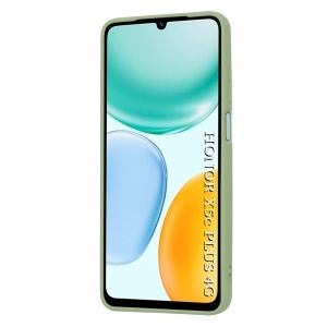 Husa pentru Honor X5c Plus, SKYDDAR INNOVATION, din Silicon Catifelat, SoftElegance, set cu sticker, Verde deschis - Img 4