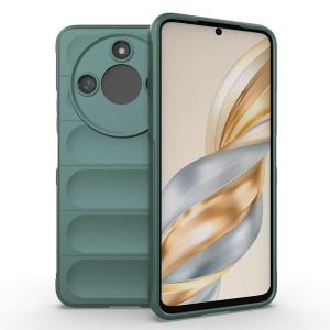 Husa pentru Honor X9c Smart, SKYDDAR INNOVATION, Magic Shield, din Silicon Mat, set cu sticker, Verde