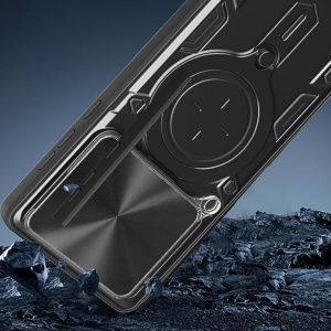 Husa pentru Huawei Pura 70, cu inel magnetic si suport ajustabil, protecție completa camera, SKDR SafeCover - Rosu - Img 10