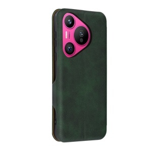 Husa pentru Huawei Pura 70, SKYDDAR INNOVATION, Safe Wallet tip carte din Piele Ecologica, Suport Carduri, Inchidere Magnetica, Verde, set cu sticker  - Img 7