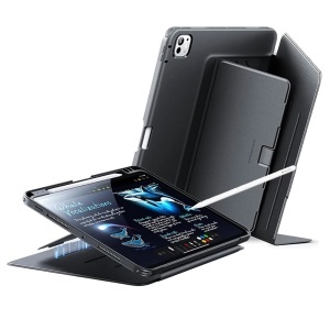 Husa pentru iPad Pro 13 (2024) / iPad Pro 13 (2025), suport pencil, Flip Hybrid ESR, Negru