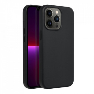 Husa pentru iPhone 13 Pro Max piele ecologica Mag Safe, Skyddar Leather - Negru - Img 7