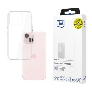 Husa pentru iPhone 15, 3mk Armor Case, Clear - Img 1