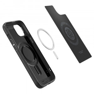 Husa pentru iPhone 15 Plus, Spigen Mag Armor - Negru Mat - Img 5