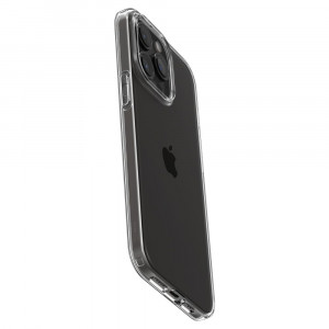 Husa pentru iPhone 15 Pro, Spigen Liquid Crystal - Clear - Img 7