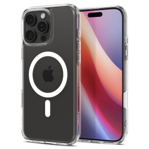 Husa pentru iPhone 16 Pro, Ultra Hybrid T MagSafe, Spigen - Alb