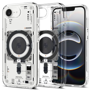 Husa pentru iPhone 16e, Ultra Hybrid T MagSafe, Spigen, Negru