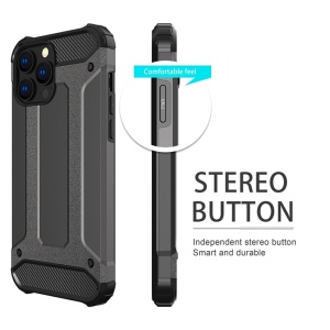 Husa pentru iPhone 17 Pro Max, SKYDDAR INNOVATION, Hybrid Armor, din Plastic Dur, Margini Cauciucate, Antisoc, Negru, set cu sticker  - Img 2