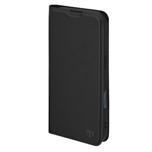 Husa pentru iPhone 17 Pro, SKYDDAR INNOVATION, Magskin Book, tip Carte cu Portofel Interior, set cu sticker, Negru - Img 6