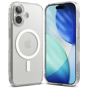 Husa pentru iPhone 17, Ringke, Fusion MagSafe, Antisoc, Compatibila Incarcare Wireless, Mata