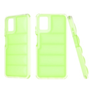 Husa pentru Motorola Moto E22 / Moto E22i, Skyddar Luxury Waves, set cu sticker, Verde - Img 2
