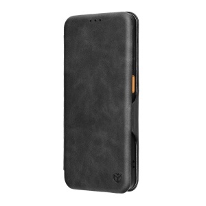 Husa pentru Motorola Moto G15 / Moto G15 Power, SKYDDAR INNOVATION, Safe Wallet tip carte din Piele Ecologica, Suport Carduri, Inchidere Magnetica, set cu sticker, Negru - Img 4