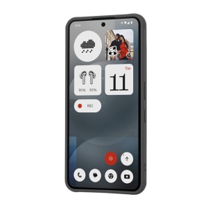 Husa pentru Nothing Phone (3a), SKYDDAR INNOVATION, Frosted MagSafe, Antisoc, set cu sticker, Negru - Img 2