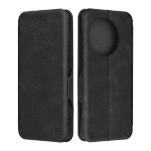 Husa pentru OnePlus 13R, SKYDDAR INNOVATION, Pocket Safe, tip carte din Piele Ecologica, Suport Carduri, Inchidere Magnetica, set cu sticker, Negru - Img 6