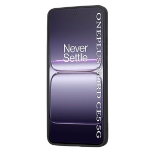 Husa pentru OnePlus Nord CE5, SKYDDAR INNOVATION, din Silicon Catifelat, SoftElegance, set cu sticker, Negru - Img 2