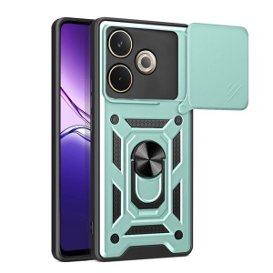 Husa pentru Oppo A5 Pro 5G, SKYDDAR INNOVATION, CamShield, Verde, set cu sticker