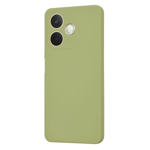Husa pentru Oppo A5 Pro 5G, SKYDDAR INNOVATION, din Silicon Catifelat, SoftElegance , Verde, set cu sticker - Img 3