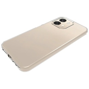 Husa pentru Oppo A6 4G din silicon transparent, set cu sticker, Clear Silicone, Transparenta - Img 4
