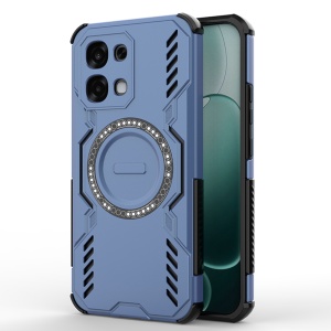 Husa pentru Oppo A6 Pro 5G, SKYDDAR INOVATION, ArmorMag, Magsafe, set cu sticker, Albastru