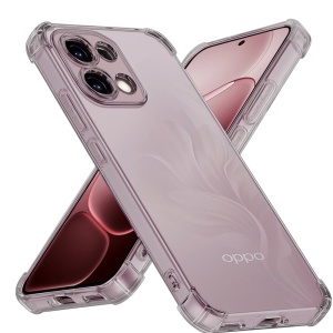 Husa pentru Oppo A6 Pro din Silicon Slim, Margini Antisoc, set cu sticker, Shockproof Clear Silicone, Fumuriu
