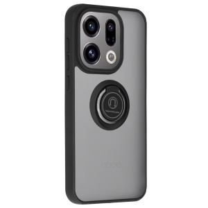 Husa pentru Oppo Find X9, SKYDDAR INNOVATION, Glinth cu Inel Rotativ 360° Magnetic, set cu sticker, Negru  - Img 7