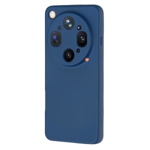 Husa pentru Oppo Find X9 Ultra din Silicon Catifelat, Antisoc, set cu sticker, SoftElegance, Bleumarin - Img 3
