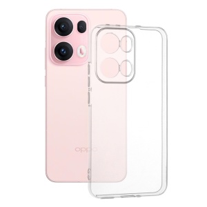 Husa pentru Oppo Reno13 Pro, SKYDDAR INNOVATION, ClearGuard din silicon transparent, Transparenta, set cu sticker
