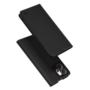 Husa pentru Oppo Reno14 F, SKYDDAR INNOVATION, Magskin Book, tip Carte cu Portofel Interior, set cu sticker, Negru