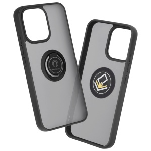 Husa pentru Oppo Reno15 F / Reno15 FS 5G, SKYDDAR INNOVATION, Glinth cu Inel Rotativ 360° Magnetic, set cu sticker, Negru  - Img 8