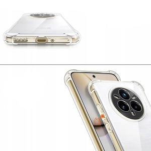 Husa pentru Realme 14 Pro, SKYDDAR INNOVATION, Shockproof Clear Silicone, Slim Silicon, Transparenta, set cu sticker - Img 3