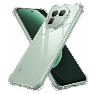 Husa pentru Realme GT 8 Pro, SKYDDAR INNOVATION, Shockproof Clear Silicone, Silicon Slim, set cu sticker, Transparenta