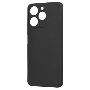 Husa pentru Realme Note 70T, SKYDDAR INNOVATION, din Silicon Catifelat, SoftElegance, set cu sticker, Negru - Img 4