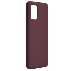 Husa pentru Samsung Galaxy A03S din Silicon Catifelat, Protectie Premium, Antisoc, set cu sticker, soft edge, Mov - Img 4