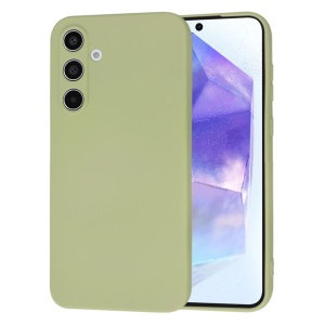 Husa pentru Samsung Galaxy A15 4G / Galaxy A15 5G din Silicon Catifelat, Protectie Premium, Skyddar SoftElegance - Verde deschis