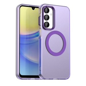 Husa pentru Samsung Galaxy A16 4G / Galaxy A16 5G, MagSafe, Antisoc, set cu sticker, CandyCase, Mov